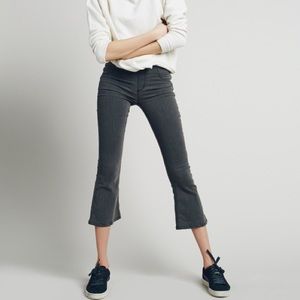 Free People Pull-On Crop Flare Jeans